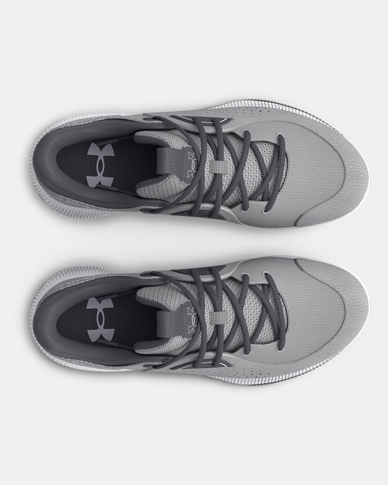 Unisex UA TWENTY47 Basketball Shoes in Gray image number 2